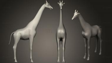 3D model GIRAFFE LOWPOLY (STL)